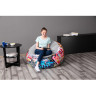 Надувное кресло 112x112x66см BESTWAY INFLATE-A-CHAIR GRAFFIT 75075 BW